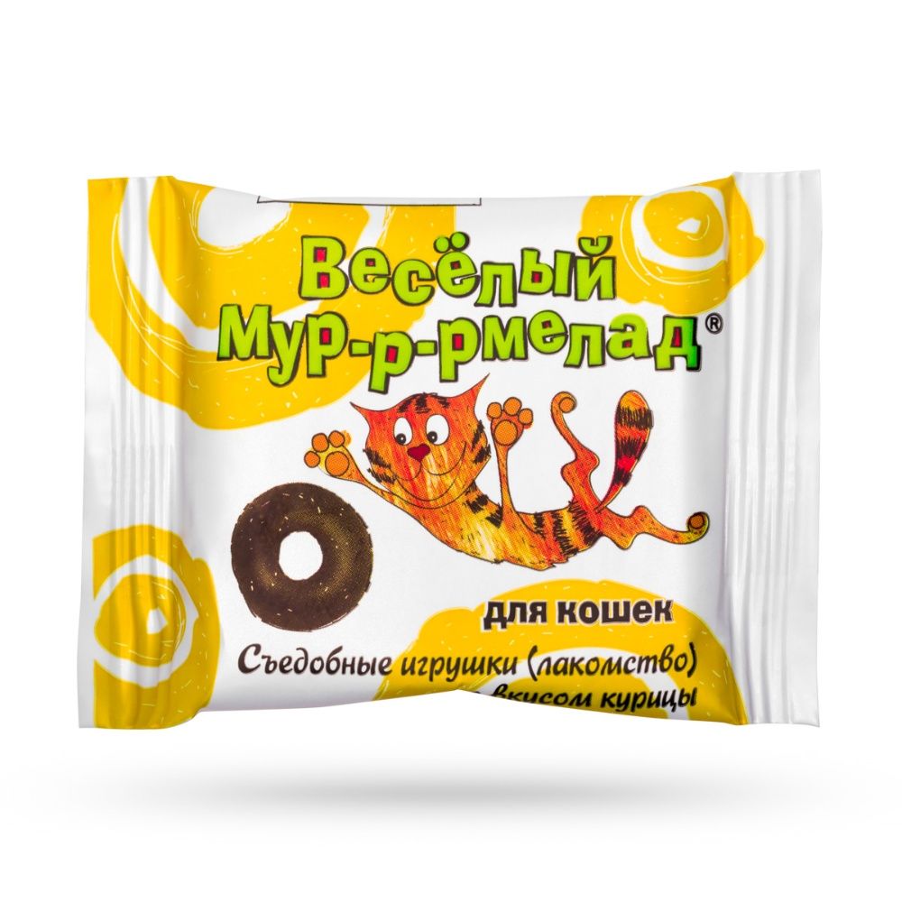 Лакомство для кошек VEDA Веселый Мур-р-рмелад со вкусом курицы