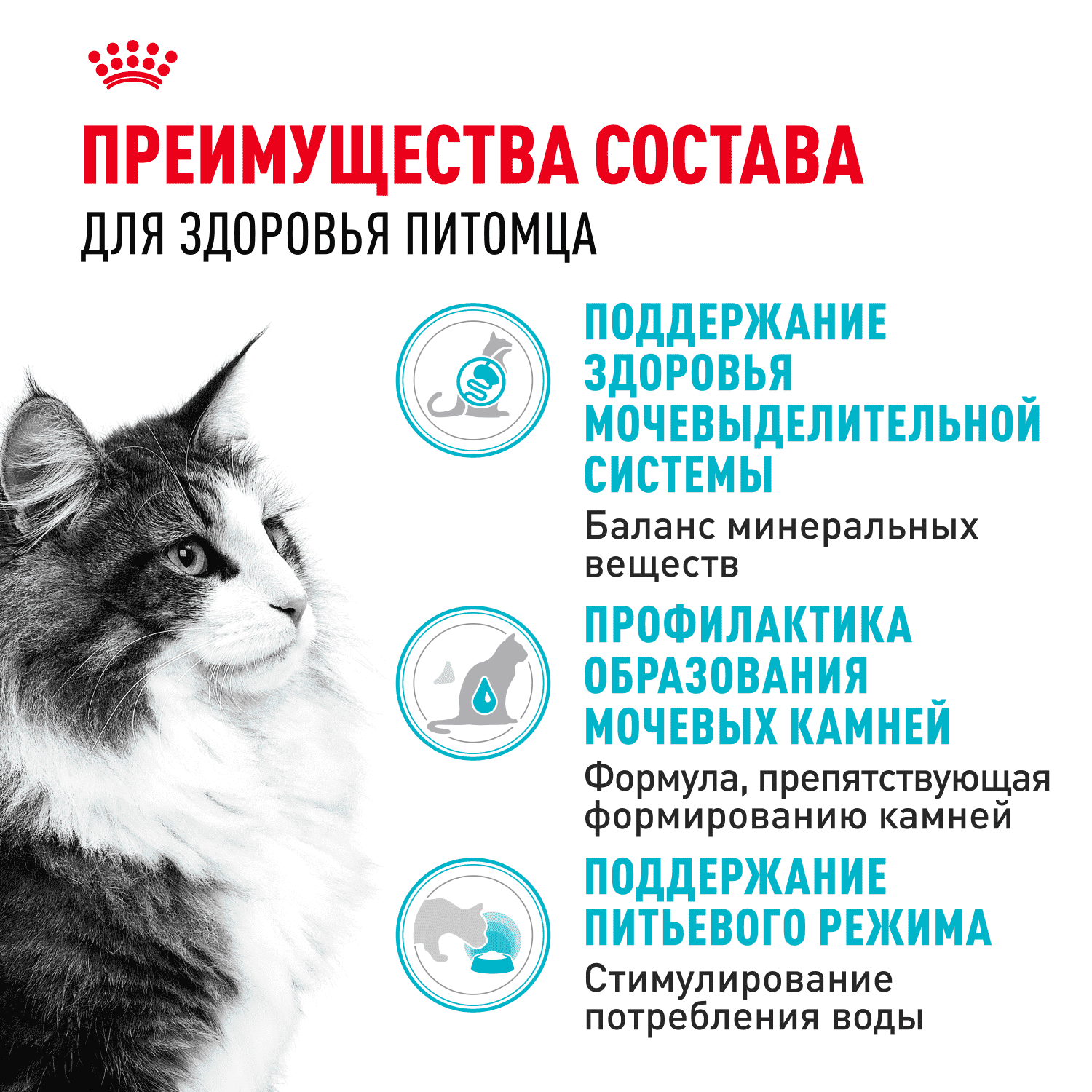 Корм для кошек ROYAL CANIN Urinary Care, птица сух.