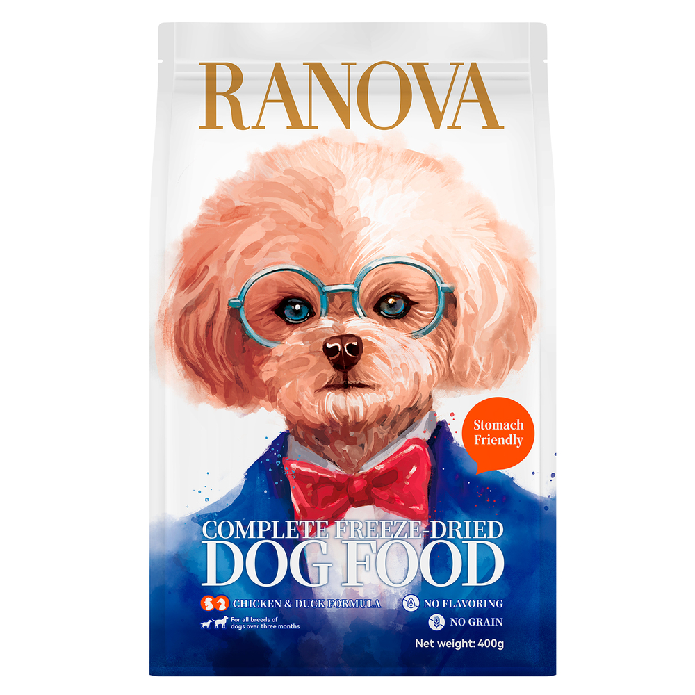 Корм для собак RANOVA сублимированный с курицей и уткой,