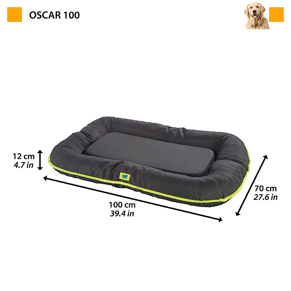 Подушка для животных Ferplast OSCAR 100 черная (нейлон)