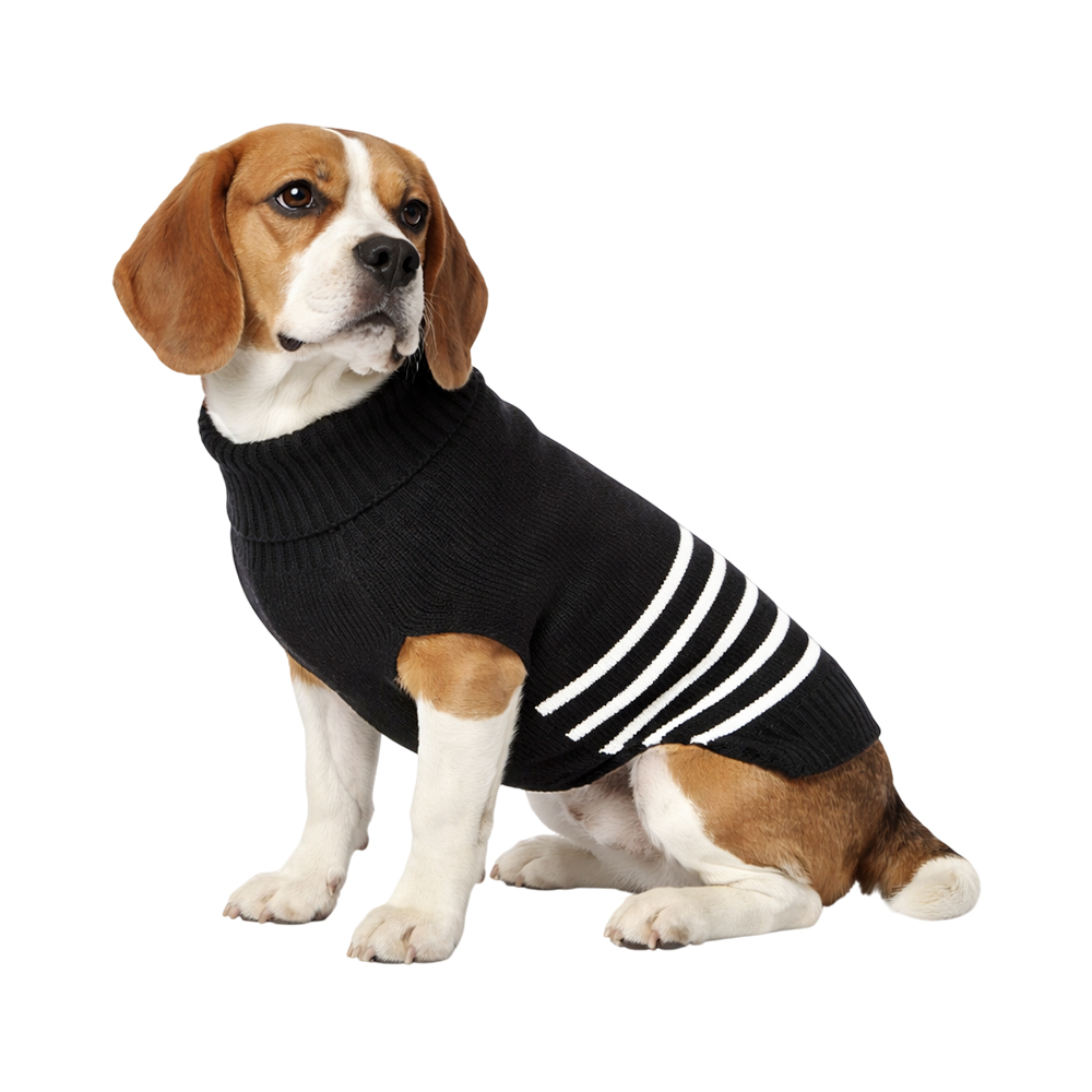 Свитер для собак FOXIE Stripes черный