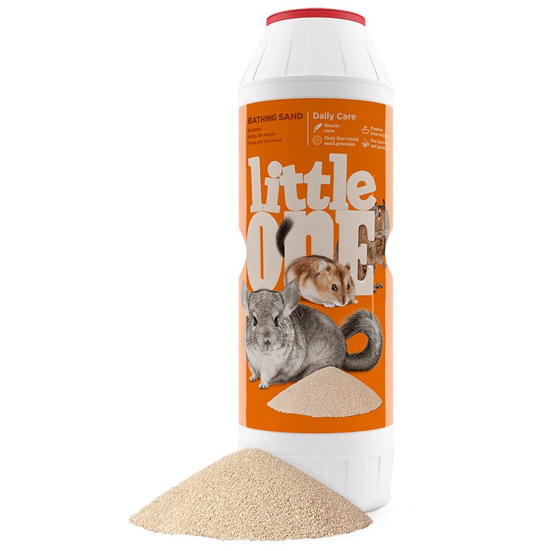 Песок для купания шиншилл Little One 1кг