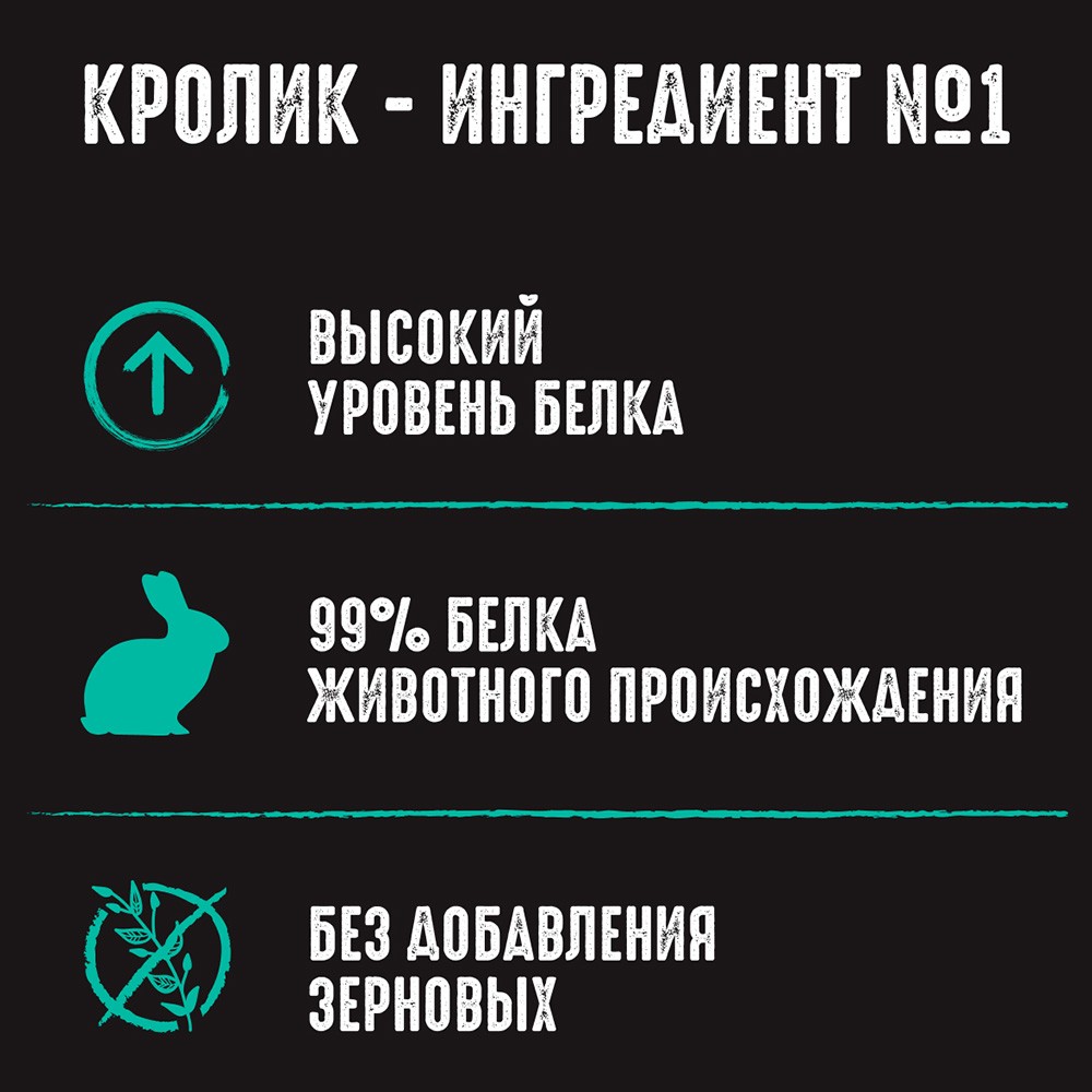 Корм для кошек CRAVE Кролик пауч