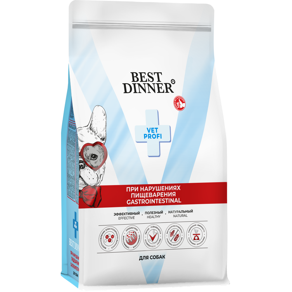 Корм для собак BEST DINNER Vet Profi Gastrointestinal при заболеваниях ЖКТ сух.