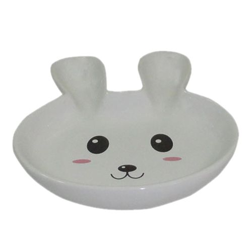 Миска для грызунов FOXIE Rabbit белая керамическая 14,5х12,5х2,5см 80мл