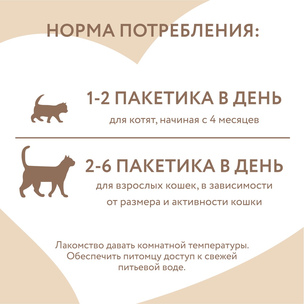 Лакомство для кошек МНЯМС Крем-лакомство с тунцом Кацуо 15гх4шт