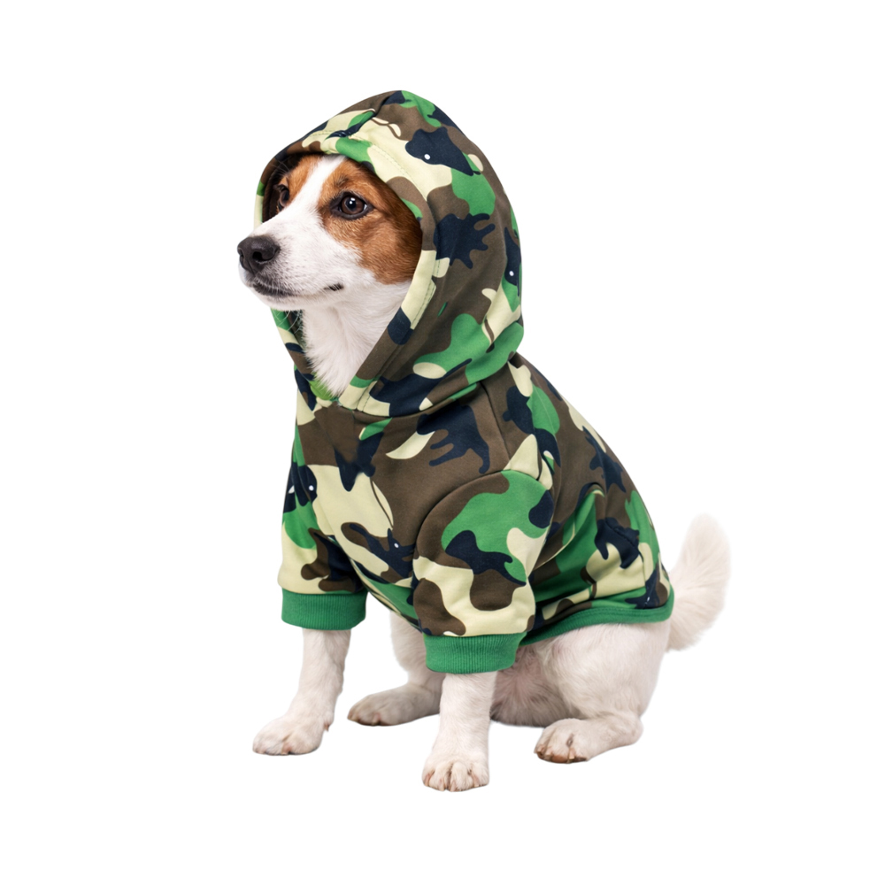 Толстовка для собак FOXIE Camouflage хаки
