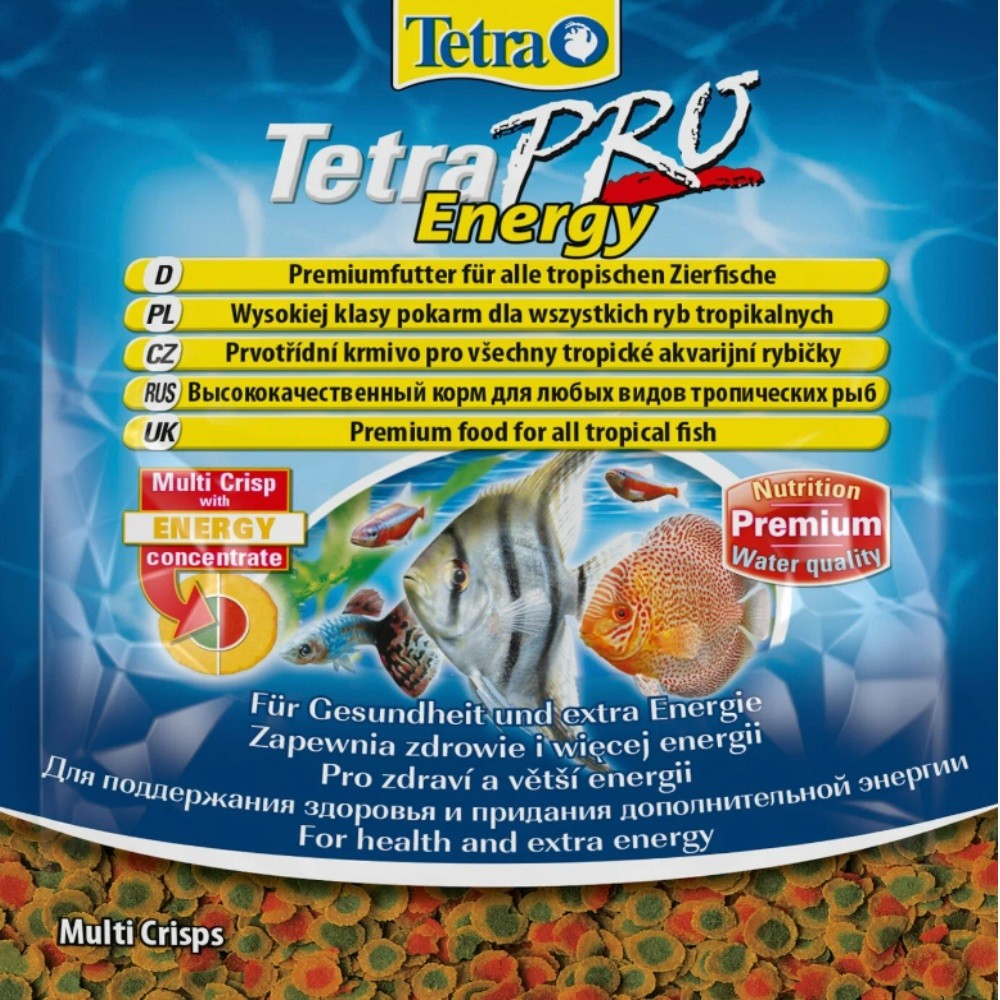 Корм для рыб TETRA PRO Energy в чипсах для доп.энергии 12г