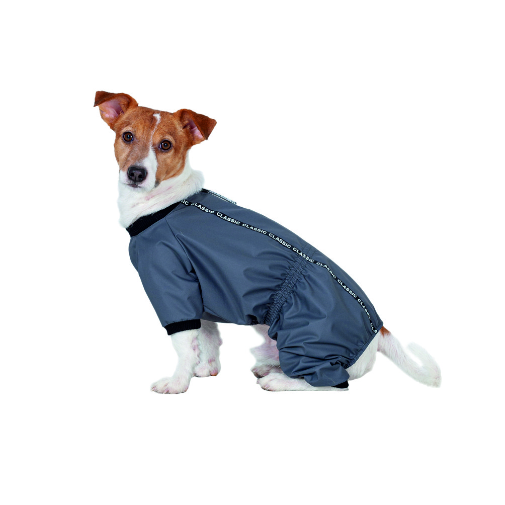 Дождевик для собак DOGMODA Мартин (серый) унисекс 5 размер L
