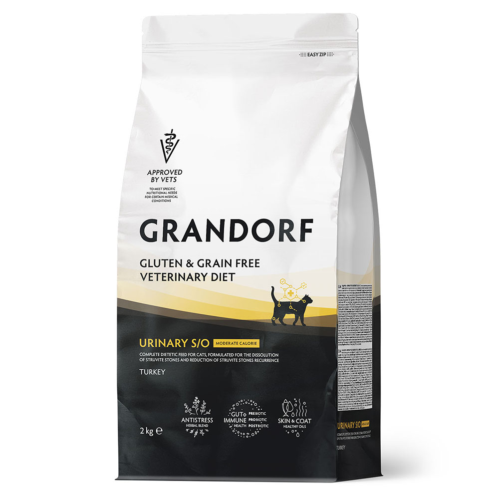 Корм для кошек GRANDORF VETERINARY DIET Cat Urinary S/O Moderate Calorie сух.
