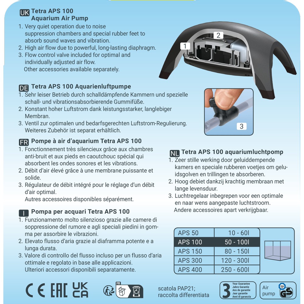 Компрессор TETRA ТЕК АРS 100