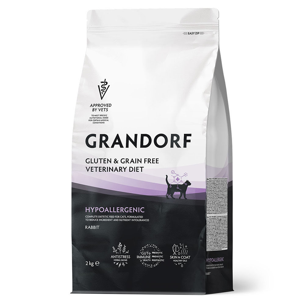 Корм для кошек GRANDORF VETERINARY DIET Cat Hypoallergenic сух.