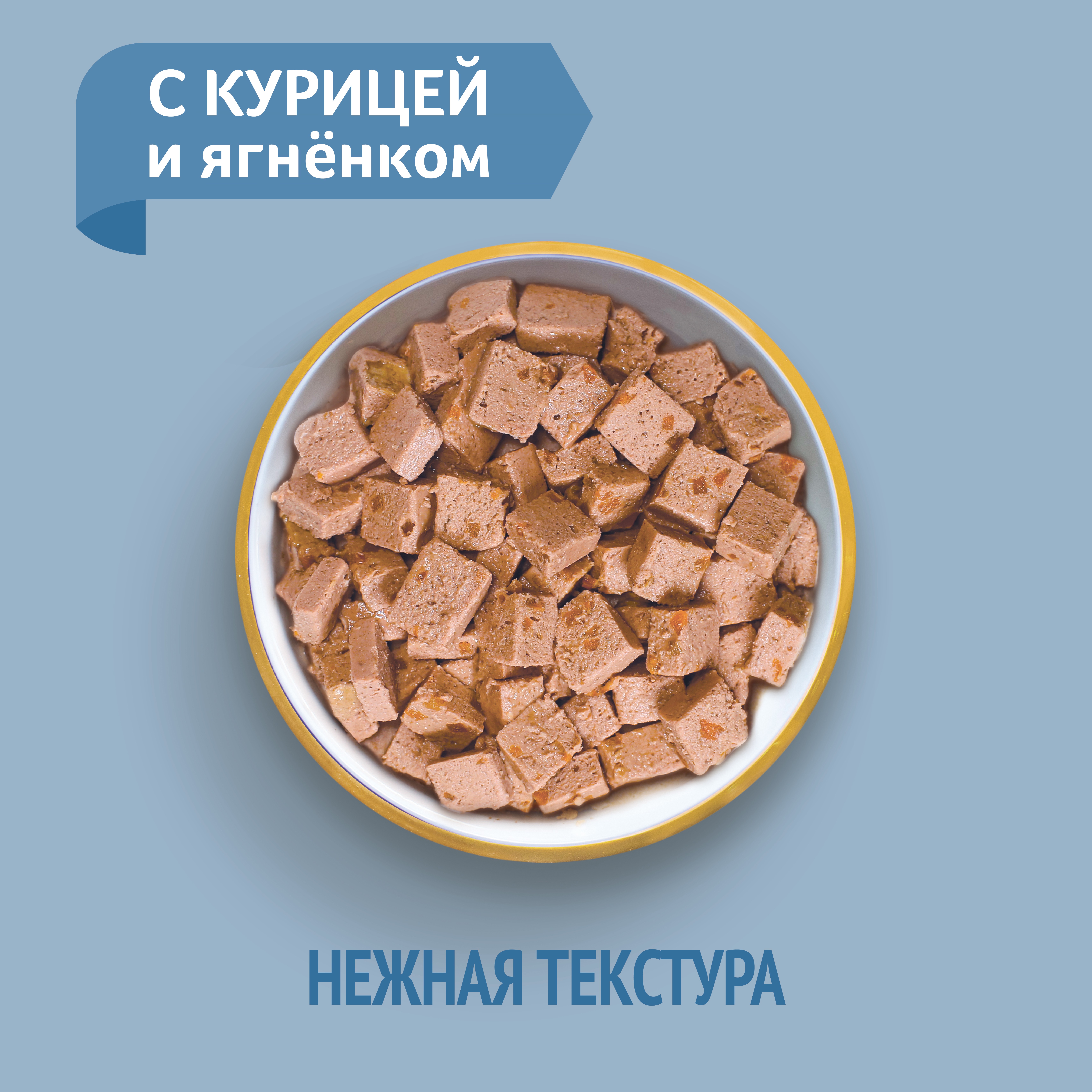 Корм для кошек ЗООГУРМАН Holistic Курица с ягненком, ламист.