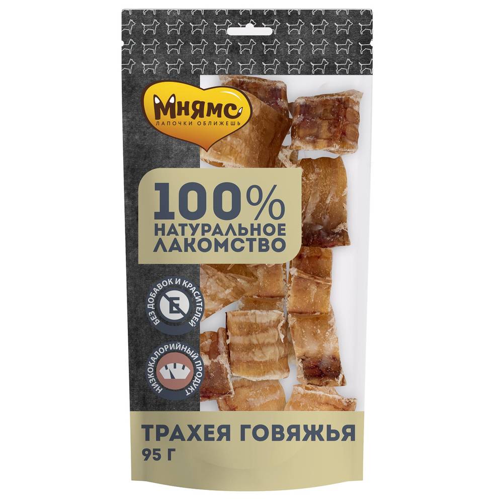 Лакомство для собак МНЯМС Трахея говяжья