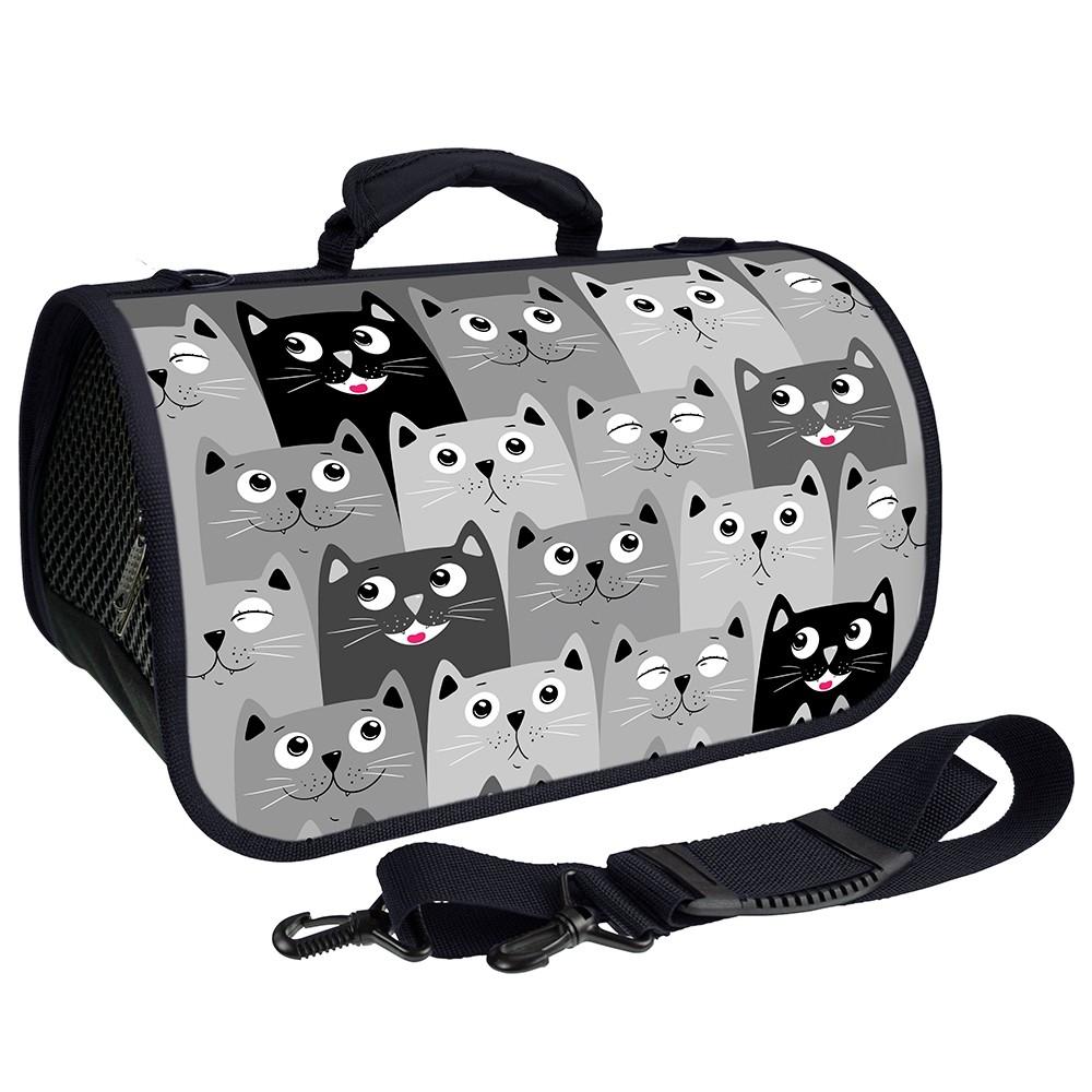 Сумка-переноска для животных FOXIE Cats 50х25х28см