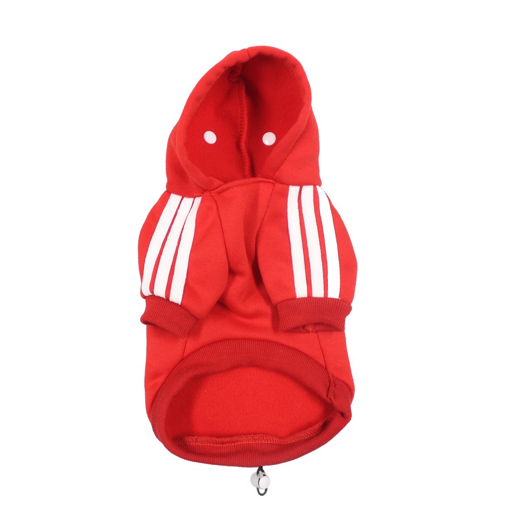 Толстовка для собак FOXIE Adidog Sport красная