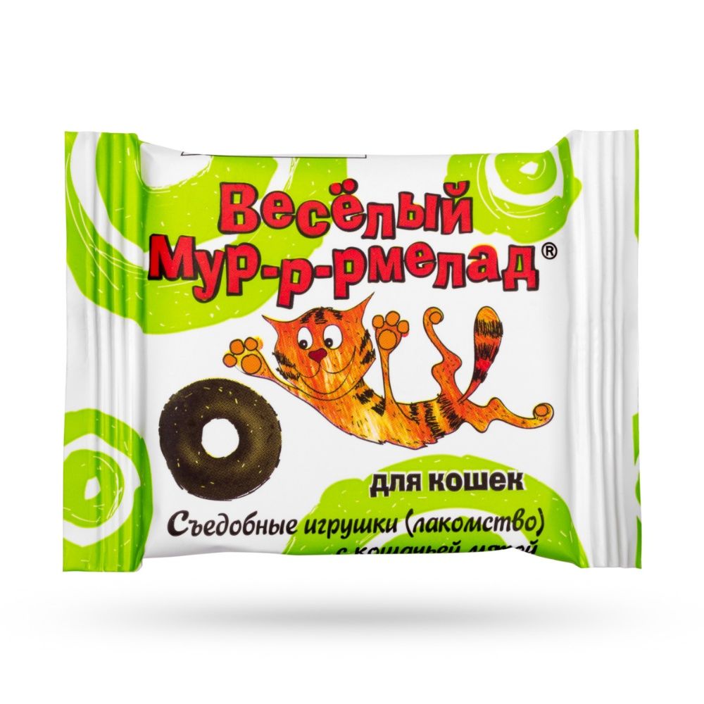 Лакомство для кошек VEDA Веселый Мур-р-рмелад с кошачьей мятой
