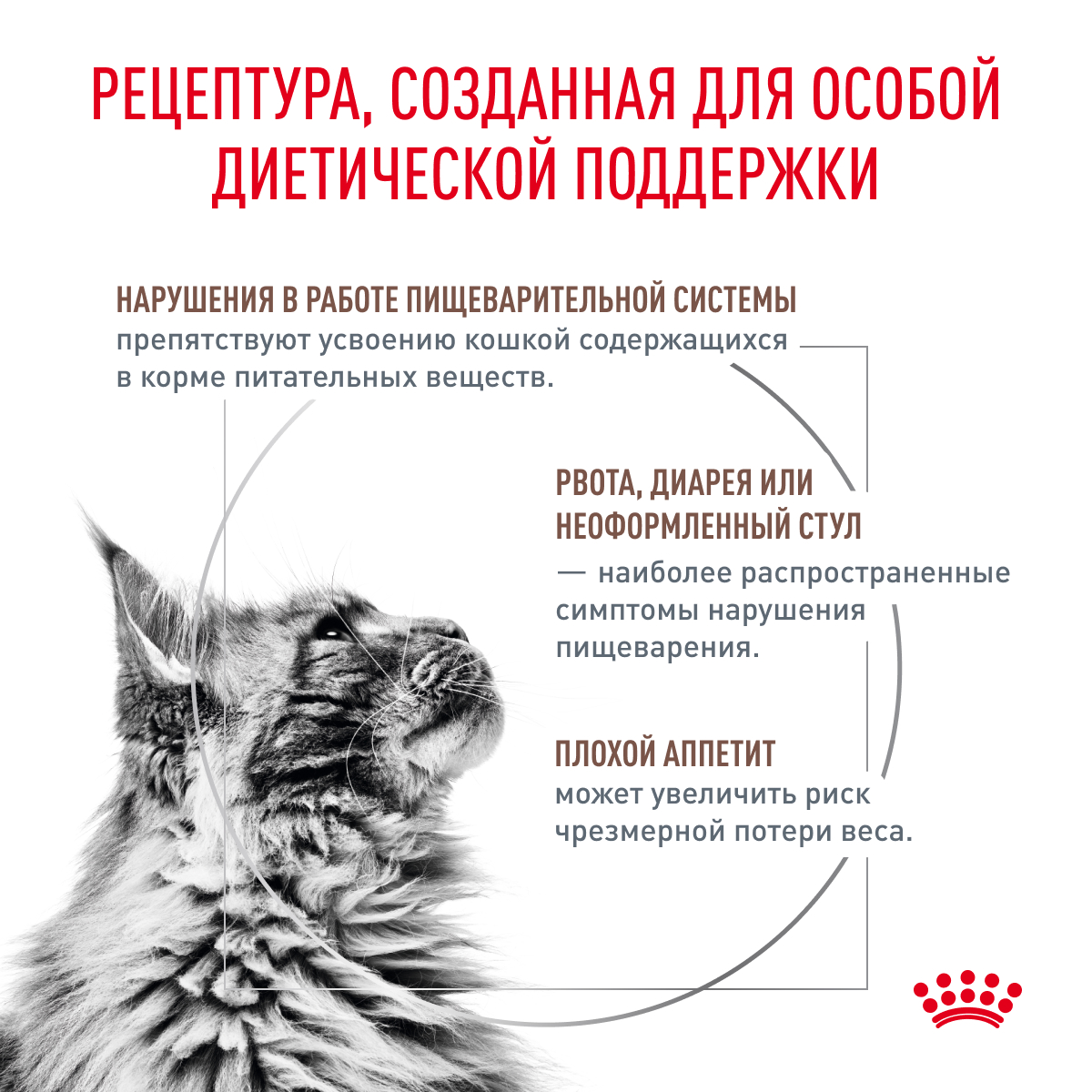 Корм для кошек ROYAL CANIN Vet Diet Gastro Intestinal GI32 при нарушении пищеварения, птица сух.