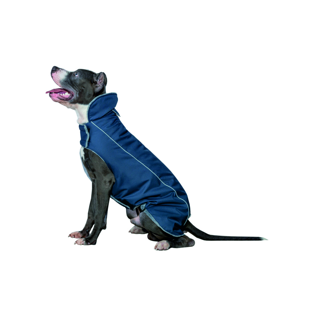 Попона для собак DOG MODA Бостон синяя-5