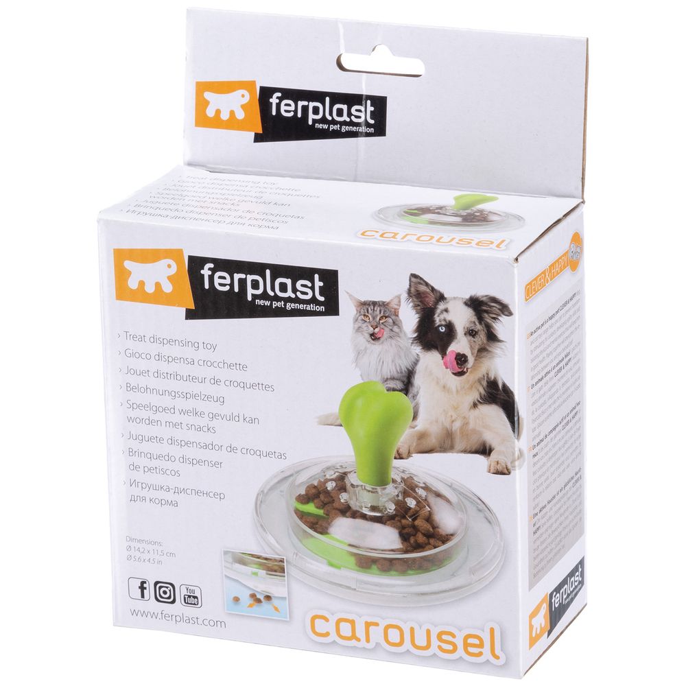 Игрушка-кормушка для кошек Ferplast CAROUSEL интерактивная