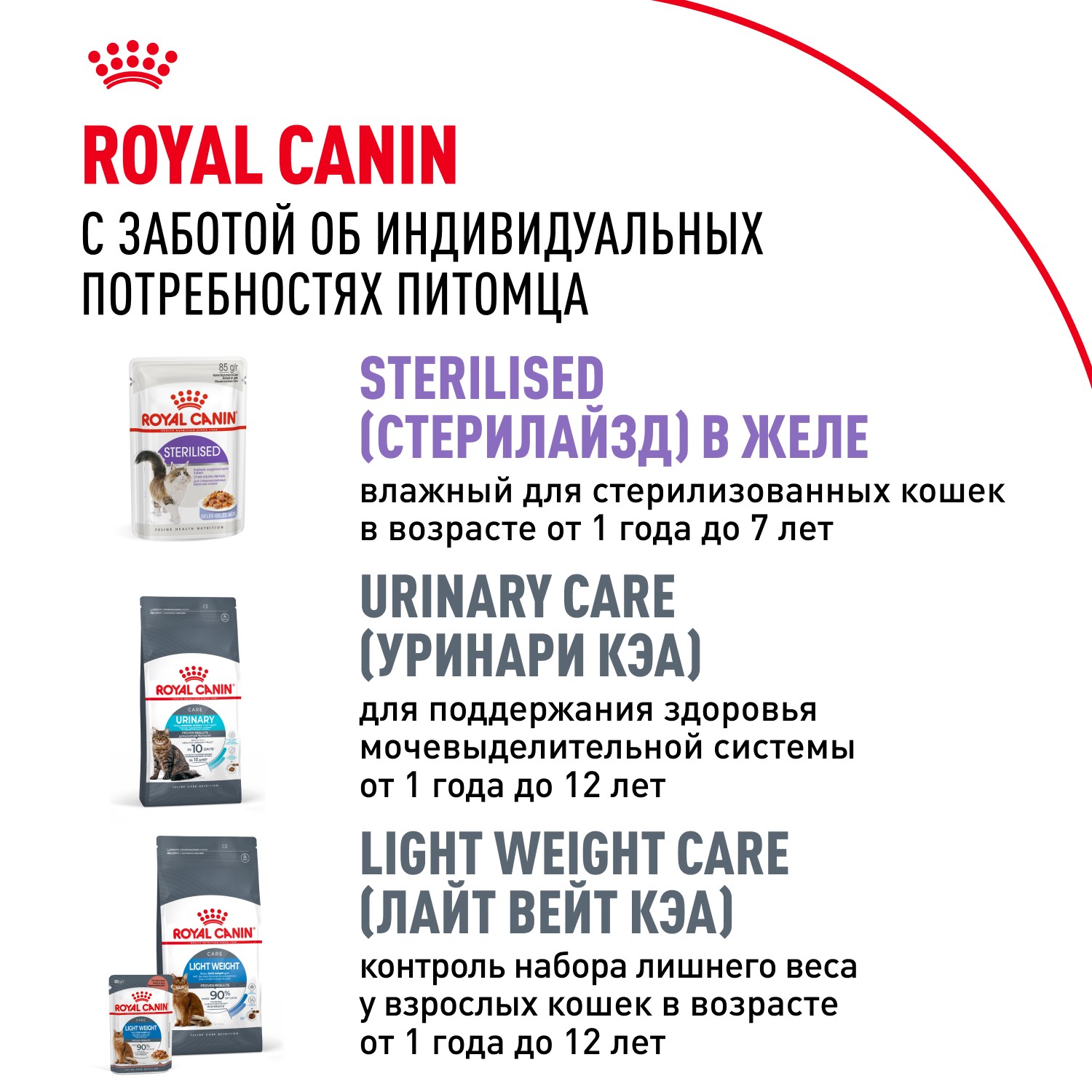Корм для кошек ROYAL CANIN Sterilised для стерилизованных, мясо в соусе пауч