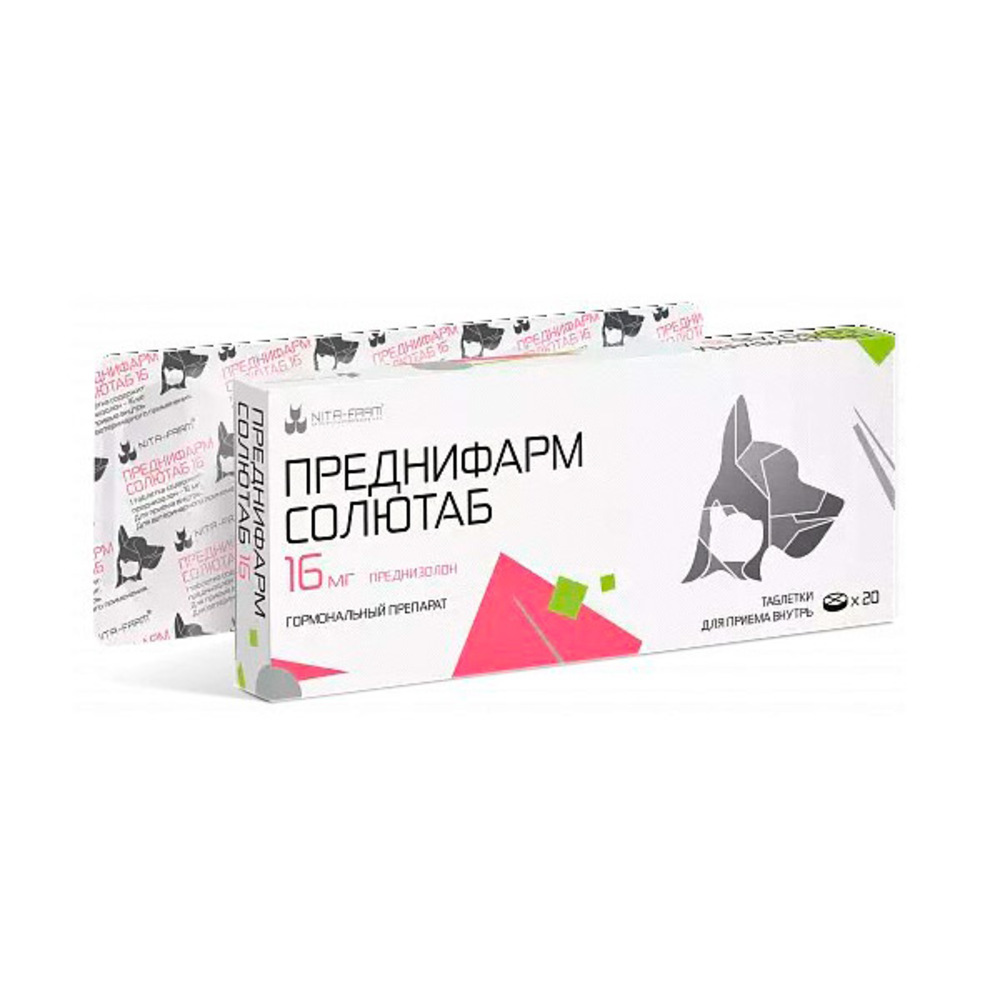 Препарат НИТА-ФАРМ Преднифарм 16 мг, 20 таб.