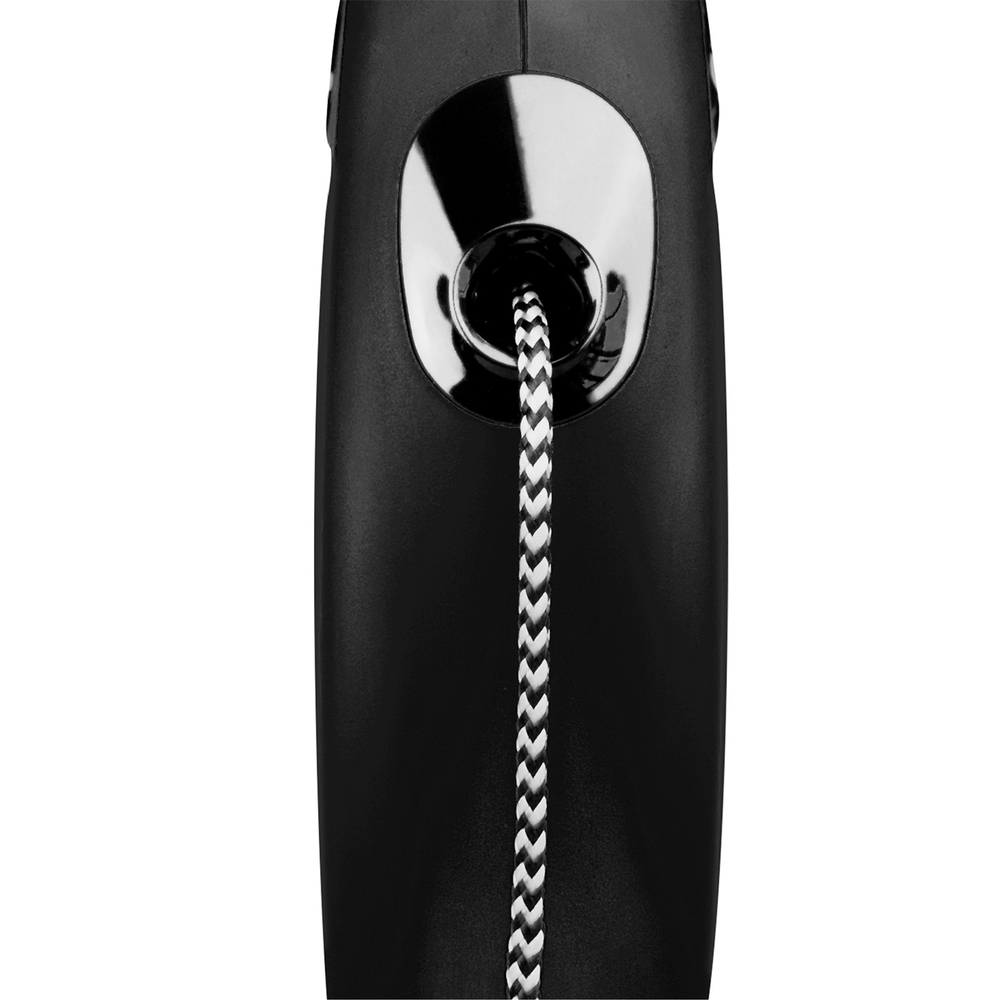 Рулетка для собак FLEXI New Classic M до 20 килограмм, трос 8м черная
