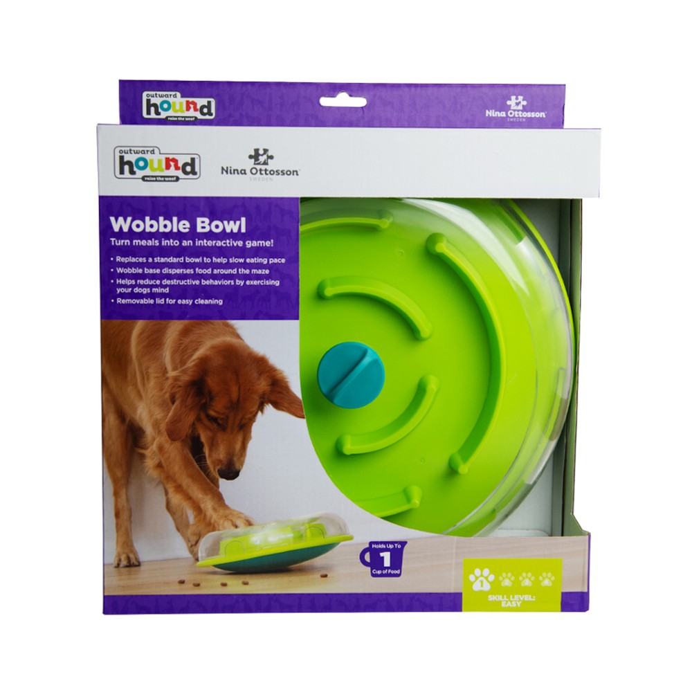 Миска-головоломка для собак NINA OTTOSSON Wobble Bowl раскачивающаяся для медленного поедания корма