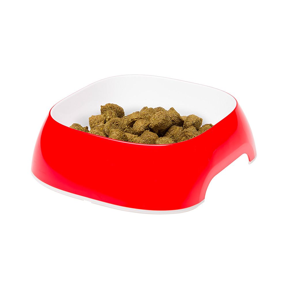 Миска для животных FERPLAST Glam Small пластиковая красная 0,4л