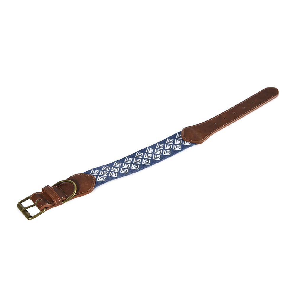Ошейник для собак FOXIE Bohemia L 3,5х45-55см синий