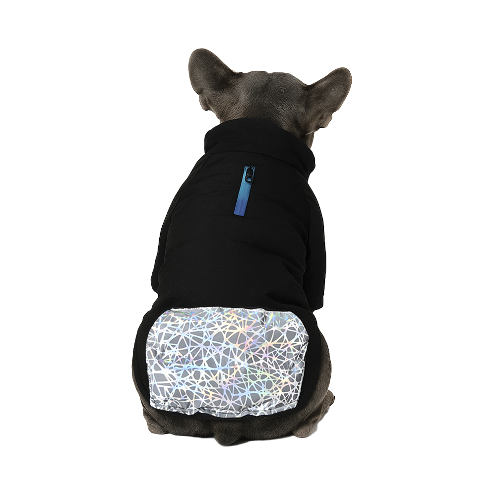 Куртка для собак FOXIE Shine черная