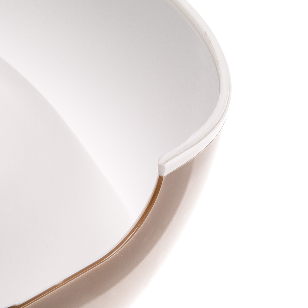 Миска для кошек FERPLAST Glam XS пластиковая, сизо-серая, 200мл