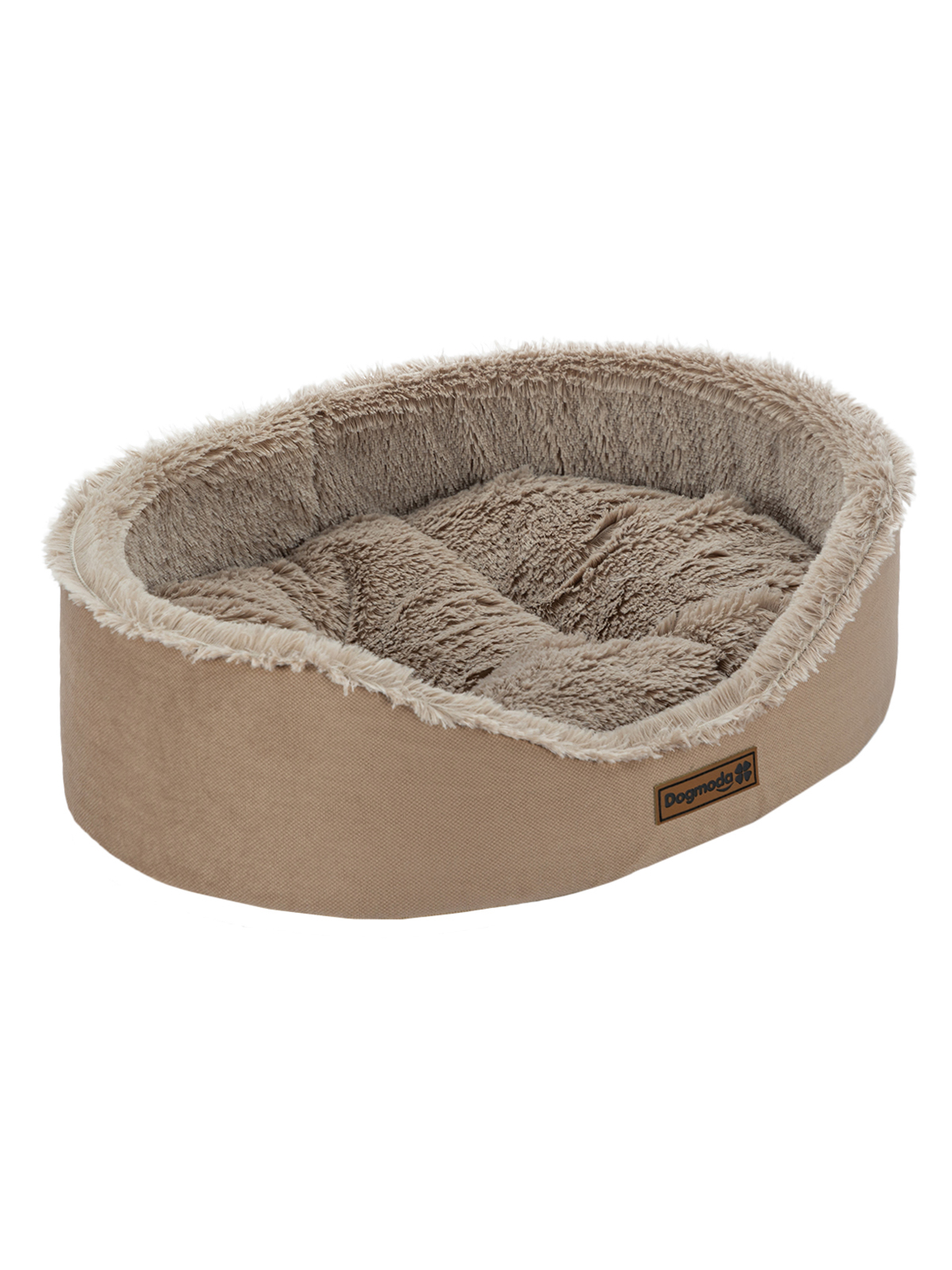 Лежак для животных DOG MODA меховой-2, 54x42x16см