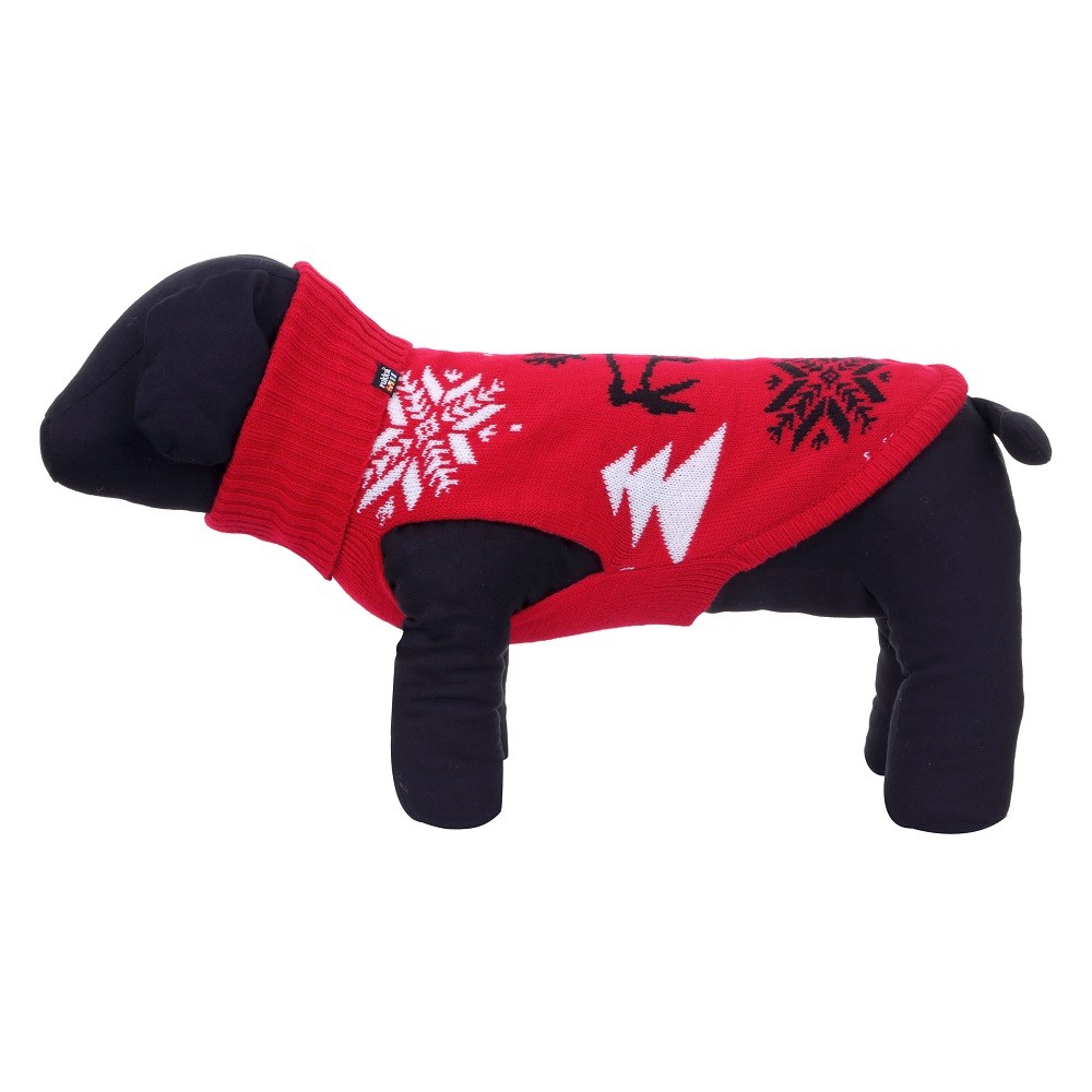 Свитер для собак RUKKA Pets Merry Красный Размер M