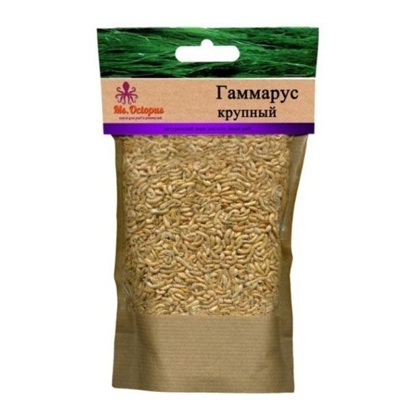 Лакомство для рыб MS.OCTOPUS гаммарус тушка 40г