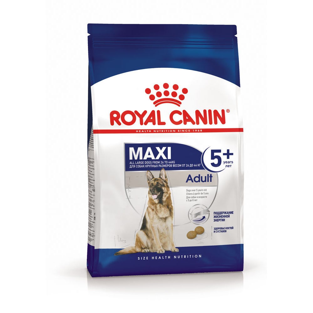 Корм для собак ROYAL CANIN Size Maxi Adult 5+ для крупных пород старше 5 лет сух.