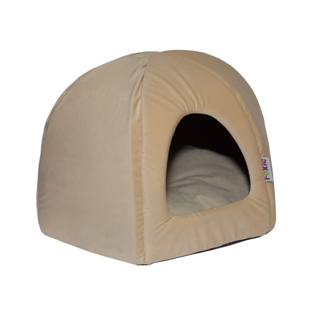 Домик для животных FOXIE Cream Point 51х46x33см кремовый десерт