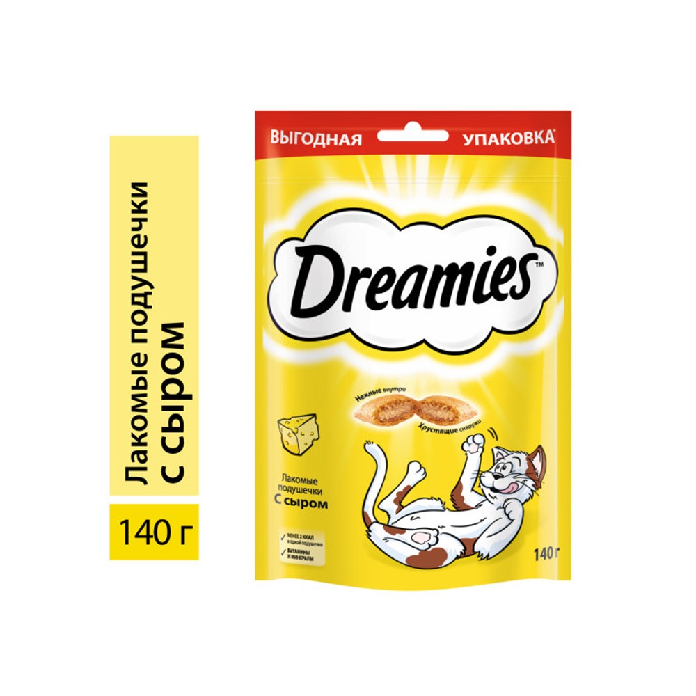 Лакомство для кошек DREAMIES с сыром