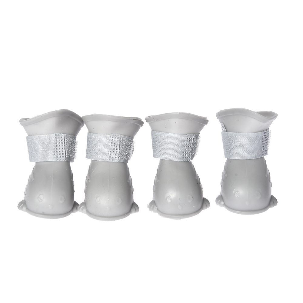 Ботинки для собак FOXIE Rain M 5х3,8х6,5см белые
