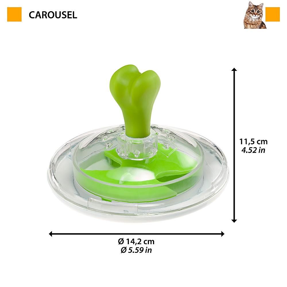 Игрушка-кормушка для кошек Ferplast CAROUSEL интерактивная