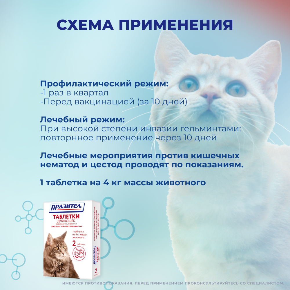 Антигельминтик для кошек НПП СКИФФ Празител таб. 2шт