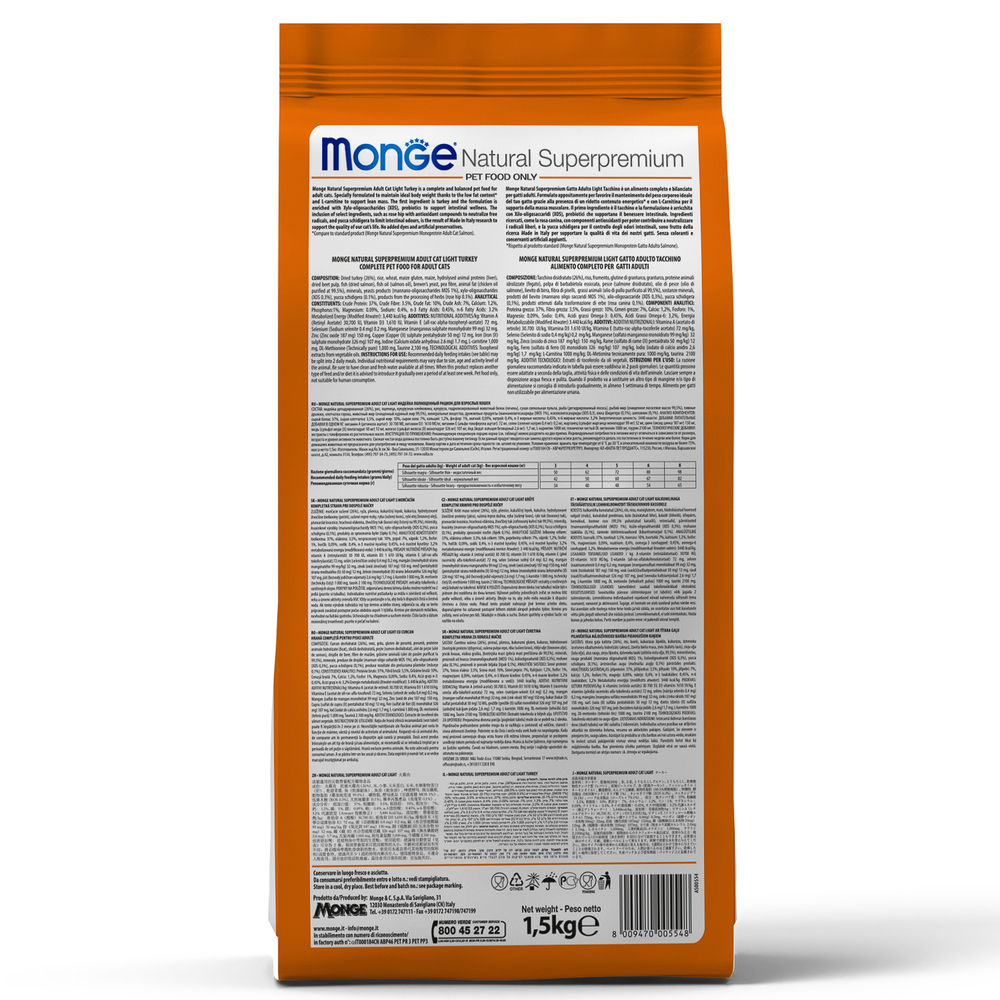 Корм для кошек MONGE Monoprotein Sterilised Duck для стерилизованных, утка сух.
