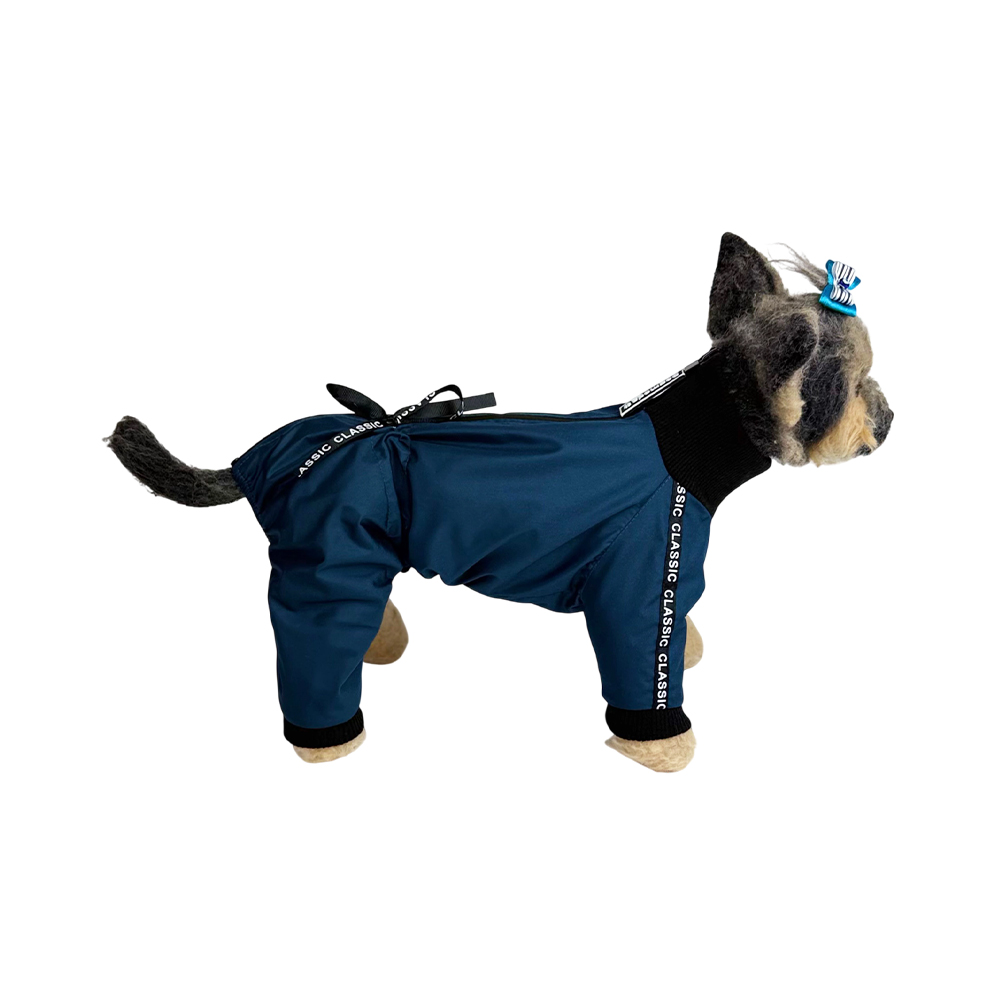 Комбинезон для собак DOG MODA Классик (темно-синий) унисекс 37см (5)