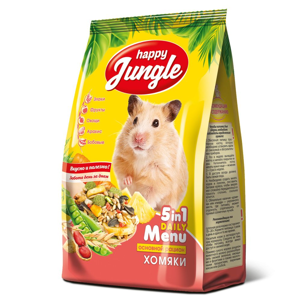 Корм для хомяков HAPPY JUNGLE