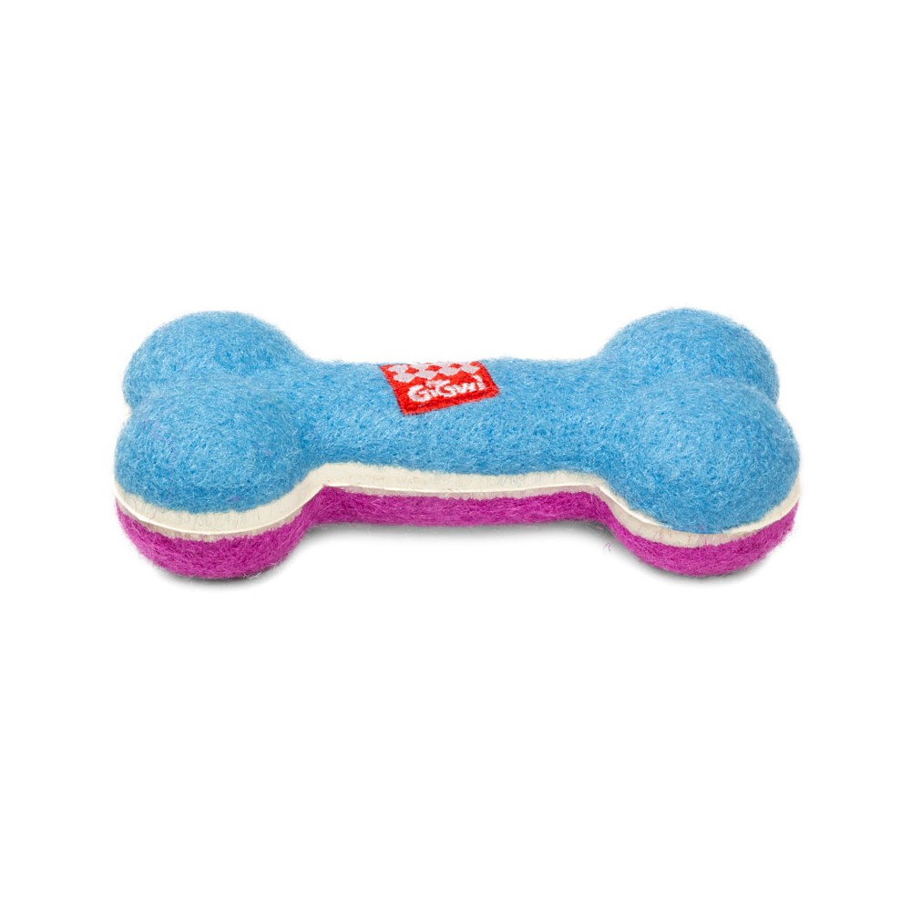 Игрушка для собак GIGWI Catch & Fetch Кость малая с пищалкой 11см