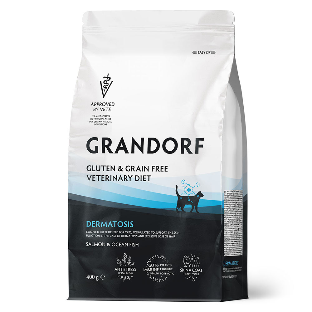 Корм для кошек GRANDORF VETERINARY DIET Cat Dermatosis сух.