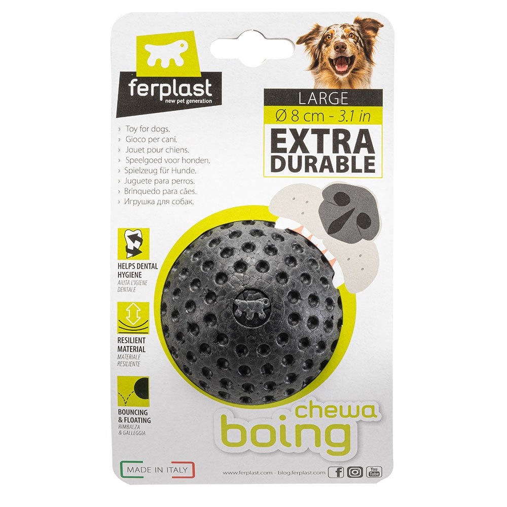 Игрушка для собак FERPLAST Chewa Boing мяч жевательный, размер L