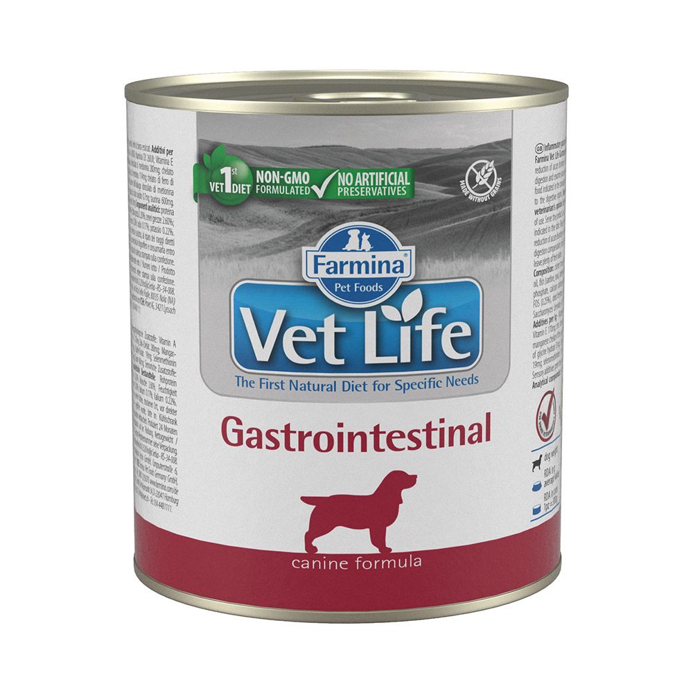 Корм для собак FARMINA Vet Life Gastrointestinal при заболеваниях ЖКТ паштет банка
