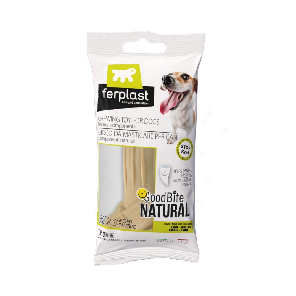 Игрушка для собак FERPLAST GoodBite M Bag, кость, вкус баранины, 70г