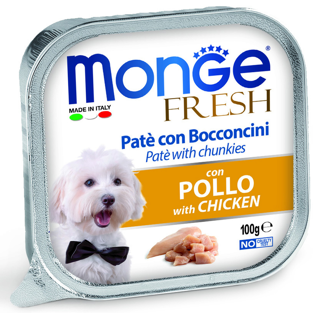 Корм для собак MONGE Dog Fresh курица конс.